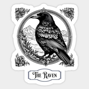 The Raven Black Bird Sticker